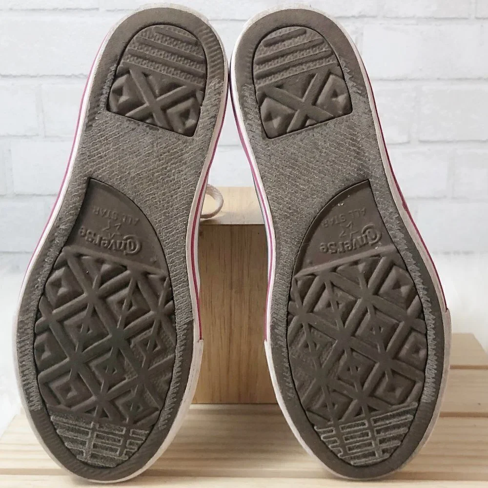 Converse Chuck‎ Taylor All Star Double Tongue Charcoal Gray Poppy Pink Light Dew